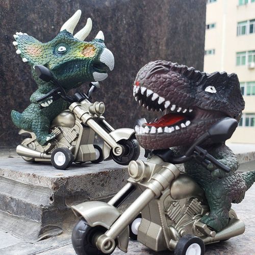 Moto De Dinosaure À Friction, Jouet Sensoriel Éducatif, Cadeau D'anniversaire Pour Enfants