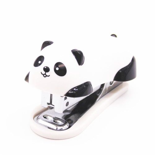 Mini-Agrafeuse Panda, 1 Pièce, Dessin Animé, Fournitures Scolaires, De Bureau, Reliure De Livre