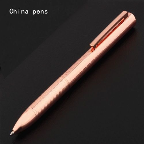 Stylo À Bille De Luxe En Écailles De Poisson Or Rose 718, De Qualité, Pour Bureau, Business, Papeterie Scolaire, Fournitures D'écriture