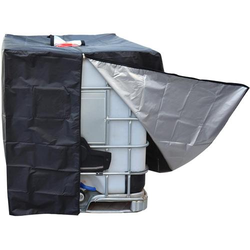 Housse De Protection Pour Réservoir Ibc 210d - En Tissu - 1000 L - Pour Réservoir Ibc - Film Uv - 120 X 100 X 116 Cm