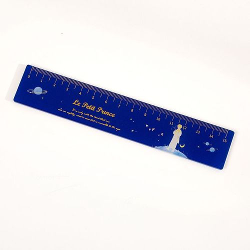 Règle Acrylique Petit Prince À Paillettes Dorées, 1 Pièce, Pour Livre À Main, Règles Mathématiques
