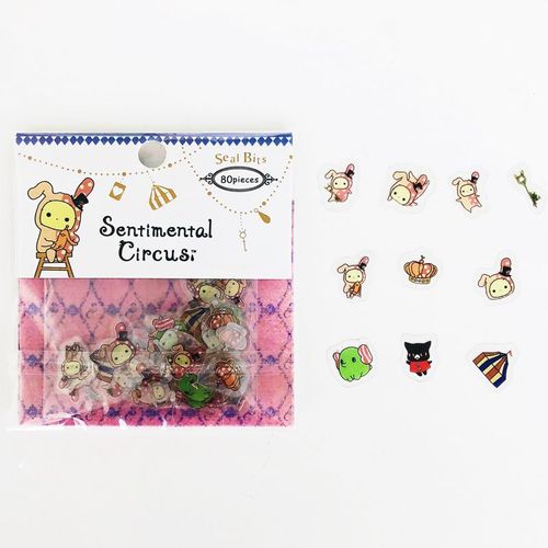 Autocollant Adhésif Lapin Rose Éléphant, Étiquette Autocollante, 10 Modèles, Pour Bricolage, Décor D'album Pour Notebook, 80 Pièces/Paquet