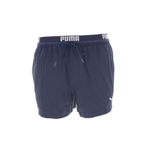 Short De Bain Puma Puma Swim Men Logo Short Length Swim Shorts 1p Bleu Marine