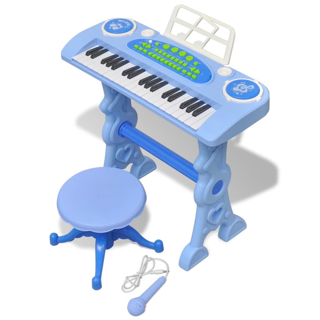 Clavier Piano Jouet Électronique avec Lumières pour Enfants de 3 4