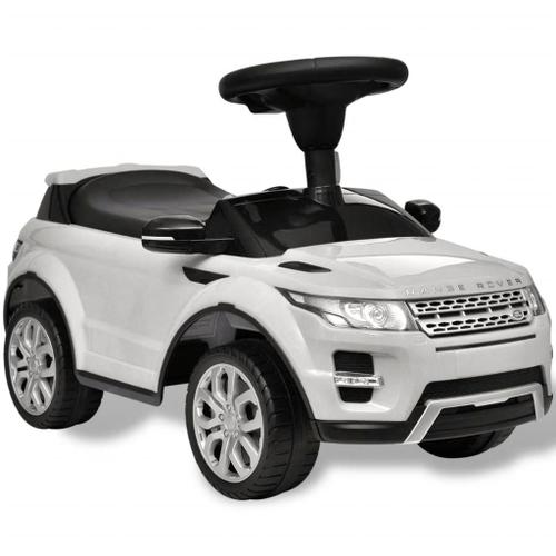 Voiture À  Pousser Blanche Avec Musique Pour Enfant Land Rover 348