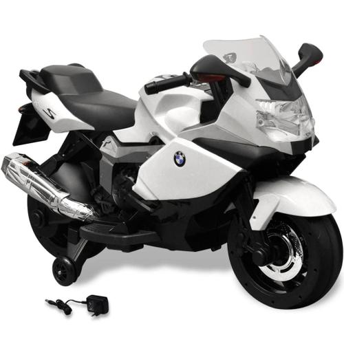 Moto Électrique Bmw 283 Blanc 6 V Pour Enfant