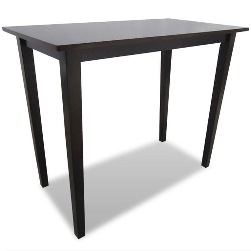 Vidaxl Table De Bar En Bois Marron