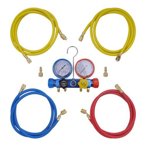 Set manifold 4 voies avec mallette