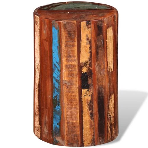 Vidaxl Tabouret Bois De Récupération Massif