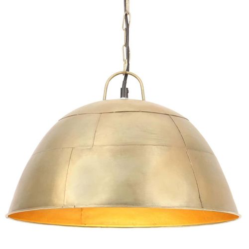 Vidaxl Lampe Suspendue Industrielle Vintage 25 W Laiton Rond 41 Cm E27