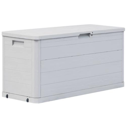 Boîte De Rangement De Jardin 280 L Gris Clair