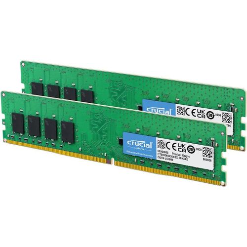 RAM 32Go Kit (2x16Go) DDR4 3200MHz CL22 (ou 2933MHz ou 2666MHz) Mémoire de Bureau CT2K16G4DFRA32A