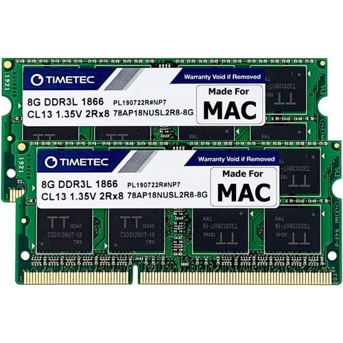 16 Go KIT (2x8Go) Compatible pour Apple Late 2015 iMac (27"" avec écran Retina 5K) DDR3L 1867MHz/1866MHz PC3L-14900 2Rx8 CL13 1.35V 204 Pin SODIMM Memory Module Mac RAM Upgrade pour iMac 17,1