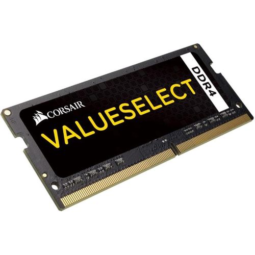 Value Select SODIMM 16Go (1x16Go) DDR4 2133MHz C15 Mémoire pour Ordinateur Portable/Notebook - Noir CMSO16GX4M1A2133C15