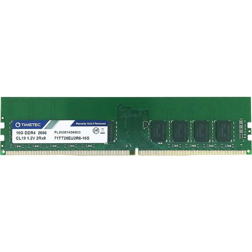 Hynix IC 16 Go DDR4 2666 MHz PC4-21300 Unbuffered ECC 1.2V CL19 2Rx8 Mise à Niveau du Module RAM de mémoire de Serveur UDIMM à Double Rang 288 Broches