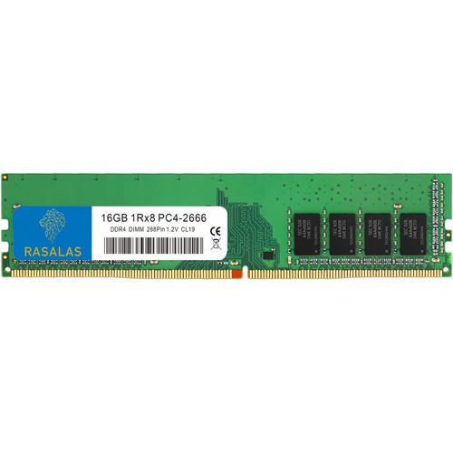 Mémoire RAM DDR4 2666 MHz (DDR4-2666) PC4-21300 (PC4-2666V) Non-ECC Unbuffered 1.2V CL19 1Rx8 Rank Single Rank 288 Pin Desktop RAM Upgrade