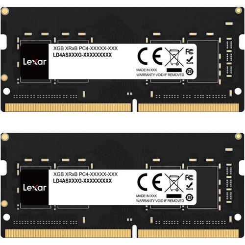 SODIMM DDR4 RAM Kit 16Go (2 x 8Go), DRAM 3200 MHz, RAM DDR4 SODIMM pour Ordinateur Portable 260-Pin So-DIMM, Mémoire RAM, Memoire Haute Performance (LD4S08G32C22ST-BGD)