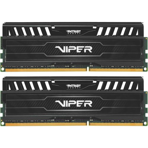 Viper 3 Black Mamba DDR3 1600 16GB (2x8Go) C9 Kit de Mémoire Haute Performance XMP 1.3 Noir PV316G160C9K