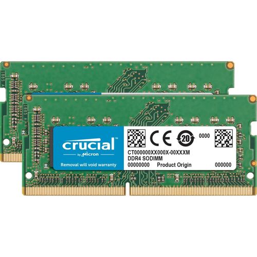 RAM 64Go Kit (2x32Go) DDR4 2666MHz CL19 Mémoire pour Mac CT2K32G4S266M