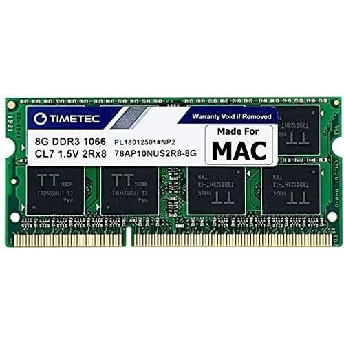 8 Go Compatible pour Apple DDR3 1067 MHz/1066 MHz PC3-8500 pour Mac Book (mi 2010 13""), Mac Book Pro(mi 2010 13""),iMac (Fin 2009 27""), Mac Mini (mi 2010) SODIMM Mise à Niveau de la RAM Mac