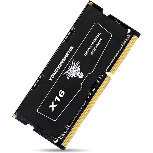 Ram DDR3 /DDR3L 8go 1600MHz PC3L-12800 / PC3-12800 Sodimm CL11 Non-ECC Unbuffered 1.35V / 1.5V 2Rx8 Double Rang 204 Pin Mémoire Ram Barette pour Ordinateur Portable (Noir)