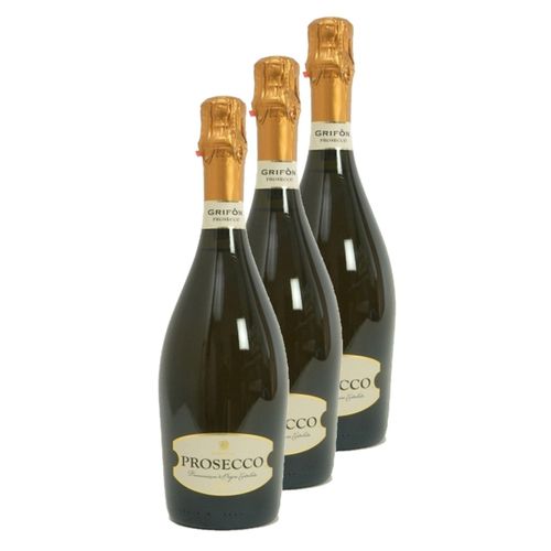 Lot 3x Prosecco Brut - Doc - Bouteille 750ml