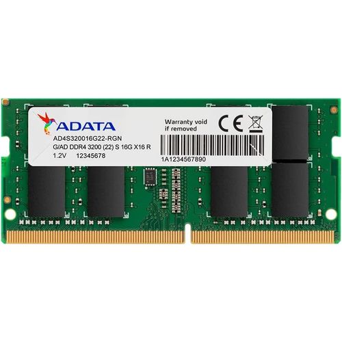 Premier Mémoire DDR4 8 Go 3200 MHz (PC4-25600) CL22 SODIMM 1024 x 8 Noir