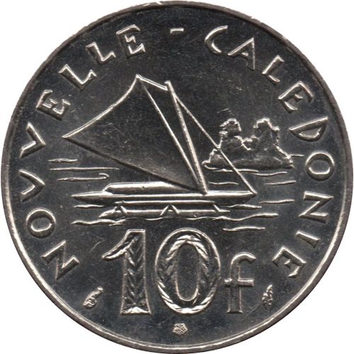Pièce 10 Francs Nouvelle Calédonie - 1977