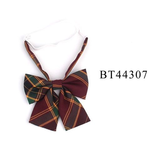 Noeud Papillon À Carreaux En Coton Pour Femmes,Noeud Papillon Papillon Papillon Pour Filles,Cravates À Carreaux Pour Adultes,Col Uniforme,Étudiants