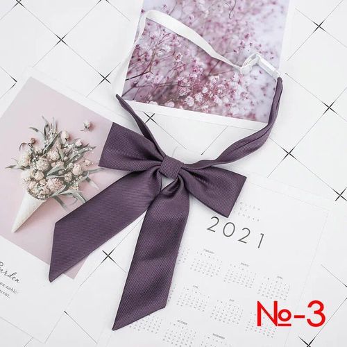 Noeud Papillon Étudiant Pour Dames,Solide Jk Business Bow Aught,Uniforme Scolaire Papillon Bleu,Cravates De Cou Pour Femmes Skinny Gravatas