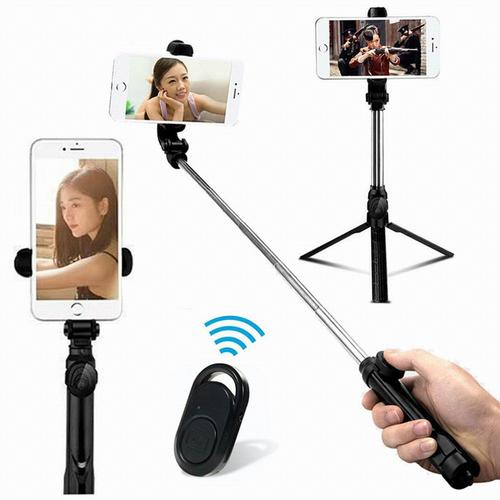 Trépied extensible pour téléphone portable bâton à Selfie télécommande Bluetooth support pour Smartphone