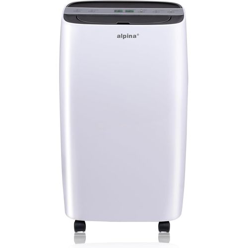 Déshumidificateur 230V/220W Pièces Jusqu'à 100M³ Extra silencieux Déshumidifie jusqu'à 10 l par jour Fonction minuterie 1 a 24 Heures Réglage du l'humidité Blanc