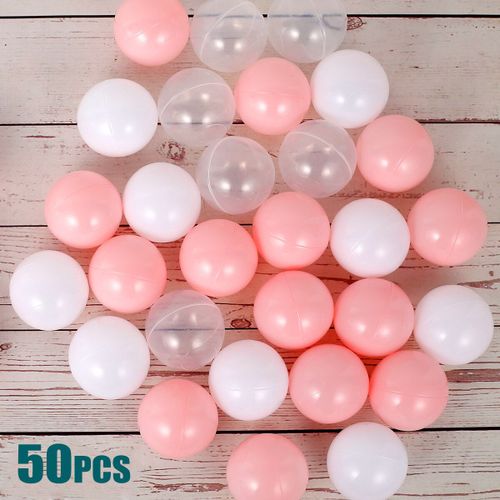 Piscine À Balles Pliable Portable Pour Enfants,Fosse À Balles Mignonne Pour Enfants,Maison De Jeu Intérieure Et Extérieure,Piscines De Jeu Pour Enfants,Cadeaux D'anniversaire - Type 50pcs Balls