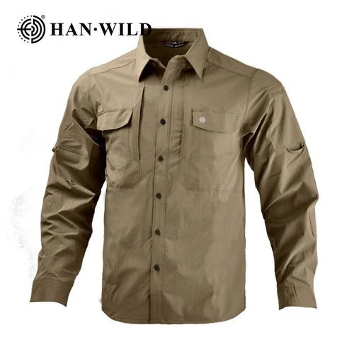 Chemise Cargo Imperméable À Vaccage Rapide Pour Homme,Vêtement De Randonnée En Plein Air,Respirant Et Décontracté,Résistant À L'usure