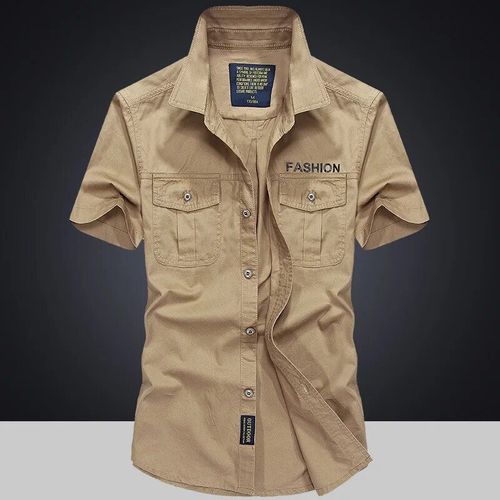 Chemises Courtes Coton Pour Hommes,Vêtements Respirants,Légers,Amples,Pour Sport,Escalade,Randonnée,Printemps,Été