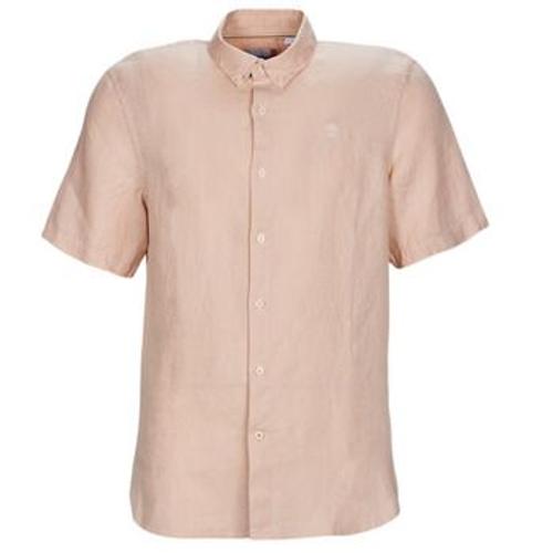 Chemise Timberland Ss Mill River Linen Shirt Slim Rose