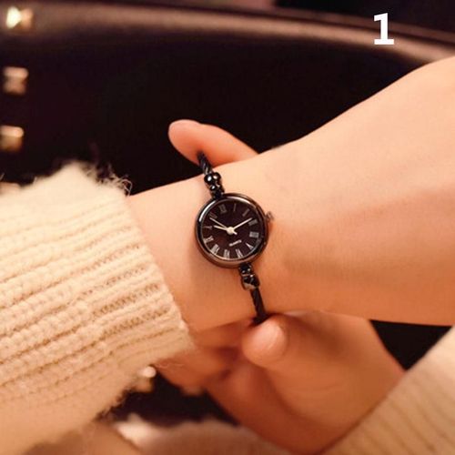 Montre Bracelet En Cuir À Quartz Pour Femmes, Décontractée, Analogique, Cadeau