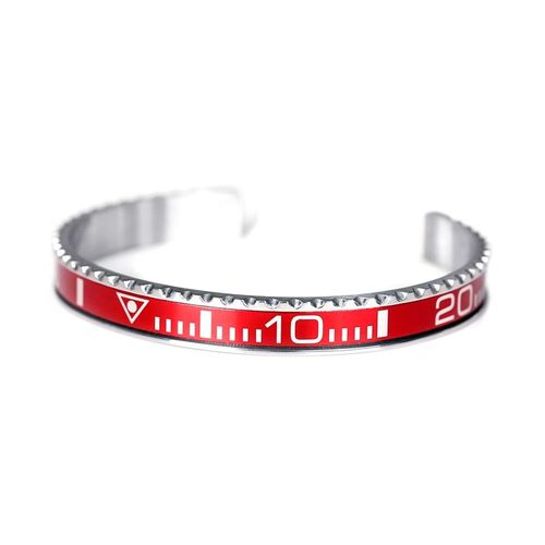Bracelet De Compteur De Vitesse En Acier Titane, Pour Hommes Et Femmes, Breloque En Acier Inoxydable