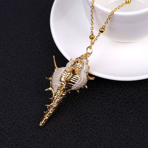 Collier Boho En Coquillage De Mer Pour Femmes, Pendentif De Plage D'été, Bijoux Cadeaux