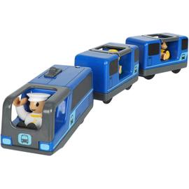 Train electrique pour enfants -16 accessoires de rails , cadeau de noël  pour tout-petits 3+ ans, noir