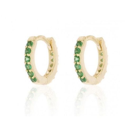 Petites Boucles D'oreilles En Cristal Zircon, Classiques, Petits Piercings, Style Boho, Cerceaux Fins, Simples, Bijoux Minimaux Classiques Pour Filles