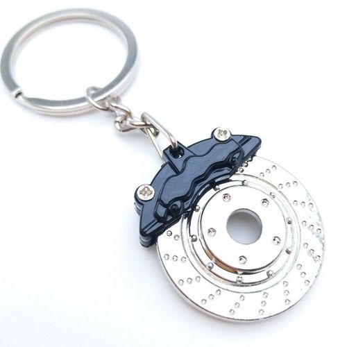 Porte Clés De Voiture En Métal, Cadeau Créatif, Pendentif Moyeu D'engrenage Turbo, Frein À Disque, Amortisseur, Accessoires De Voiture
