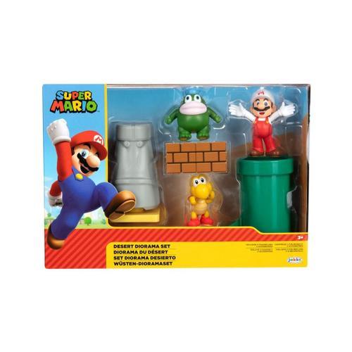 Figurine - JAKKS PACIFIC - Super Mario Bros : Iggy + Bâton - 10 cm