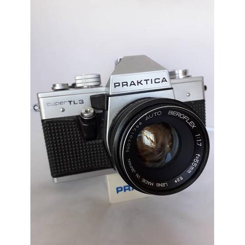 APPAREI PRAKTICA SUPER TL3 objectif BEROFLEX auto 1.7/55mm