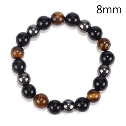 Bracelets En Obsidienne Naturelle Pour Hommes Et Femmes, Bijoux De Perte De Poids, Amaigrissant, Circulation Sanguine, ¿Il De Tigre