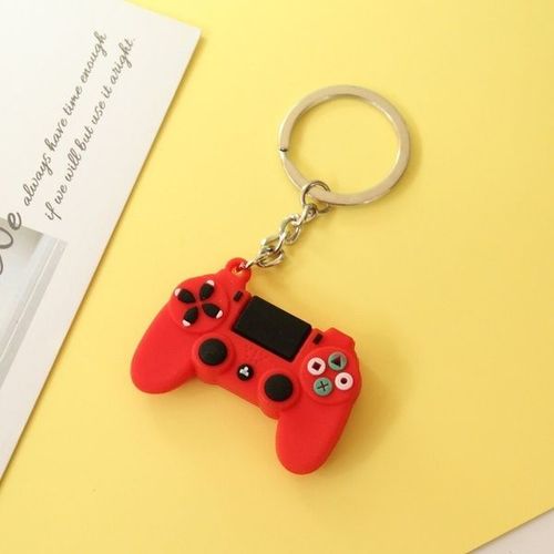 Pendentif De Clé De Console De Jeu En Plastique Souple, Accessoire De Boucle En Métal