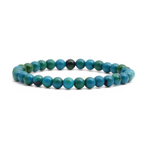 Bracelet Anti Diabète En Malachite, Bracelet En Pierre Naturelle Polie À La Main, Bracelet À Breloques Unisexe Vert