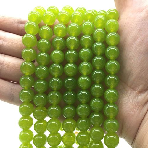Perles Rondes En Cristal De Quartz Vert, 4 6 8 10 12mm, Perle D'espacement Ample Pour La Fabrication De Bijoux, Bricolage Collier Bracelet En Vrac, Vente En Gros
