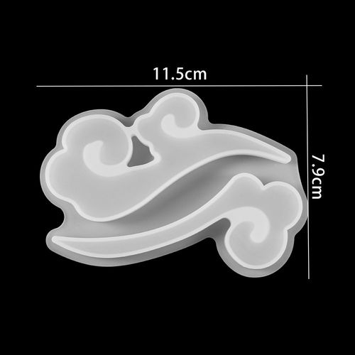 Moule En Résine Époxy Pour Pendentifs, Forme De Nuage, En Silicone, Pour Bricolage, Outil De Fabrication De Bijoux, Décoration De La Maison, 1 Pièces