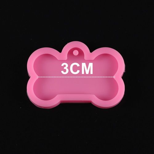 Porte-Clés En Forme D'os Pour Chien, 2 Tailles, Moulage En Silicone, Artisanat, Pendentif, Outils De Fabrication, Moule En Résine Époxy Cristal